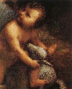 LEONARDO da Vinci The Virgin and Child with St Anne USA oil painting artist